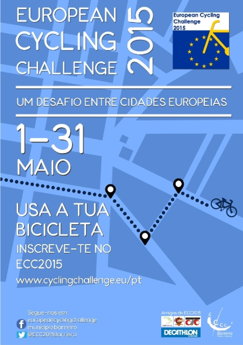 Equipa do Barreiro continua a pedalar no European Cycling Challenge – ECC2015 Equipa do Barreiro continua a pedalar no European Cycling Challenge – ECC2015