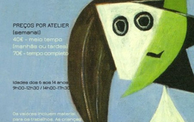 Ateliers para crianças – férias de Verão Ateliers para crianças – férias de Verão