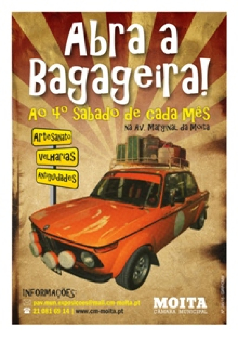Câmara da Moita convida: “Abra a Bagageira” na Marginal! Câmara da Moita convida: “Abra a Bagageira” na Marginal!
