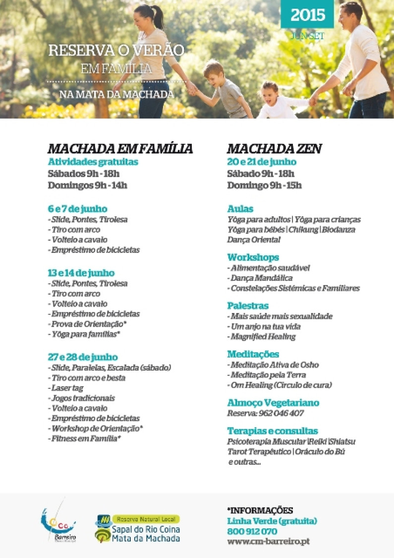 RESERVA O VERÃO EM FAMÍLIA 2015 RESERVA O VERÃO EM FAMÍLIA 2015