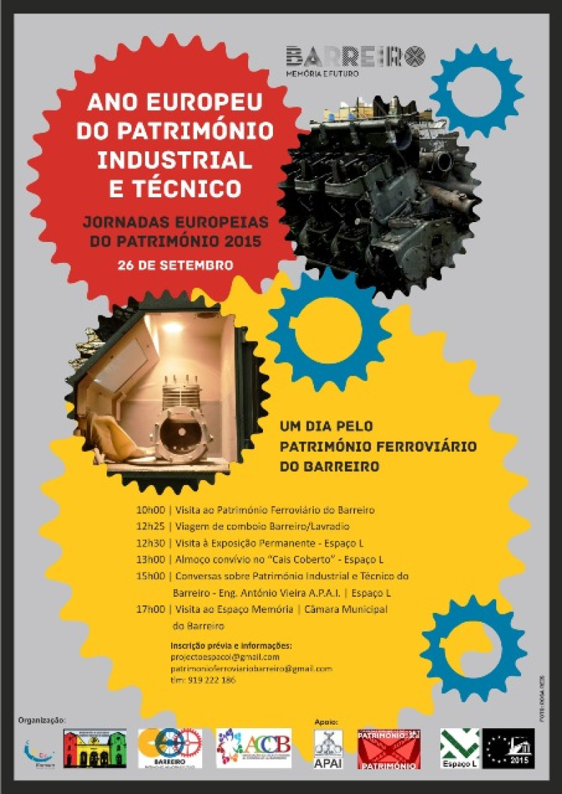 «Um Dia pelo Património Ferroviário do Barreiro» e «Dia Mundial do Turismo». «Um Dia pelo Património Ferroviário do Barreiro» e «Dia Mundial do Turismo».