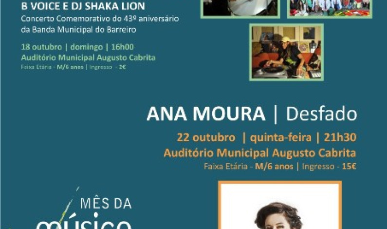 OUTUBRO | MÊS DA MÚSICA 2015 OUTUBRO | MÊS DA MÚSICA 2015