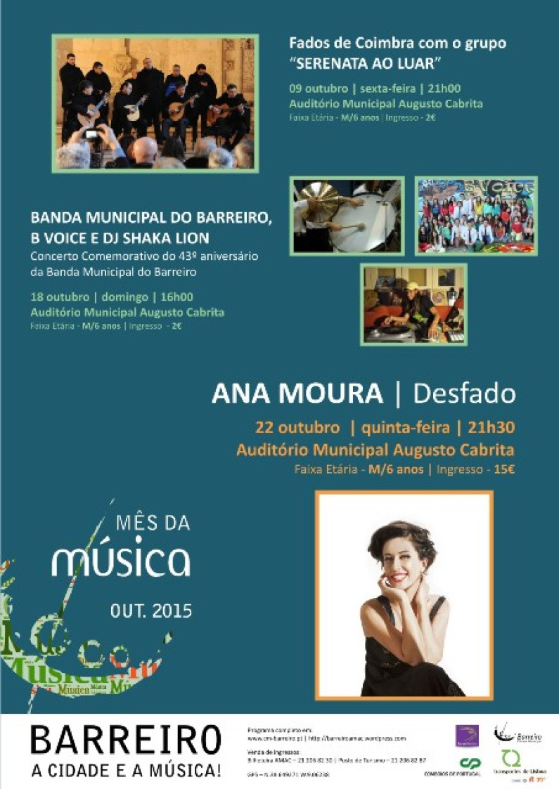 OUTUBRO | MÊS DA MÚSICA 2015 OUTUBRO | MÊS DA MÚSICA 2015
