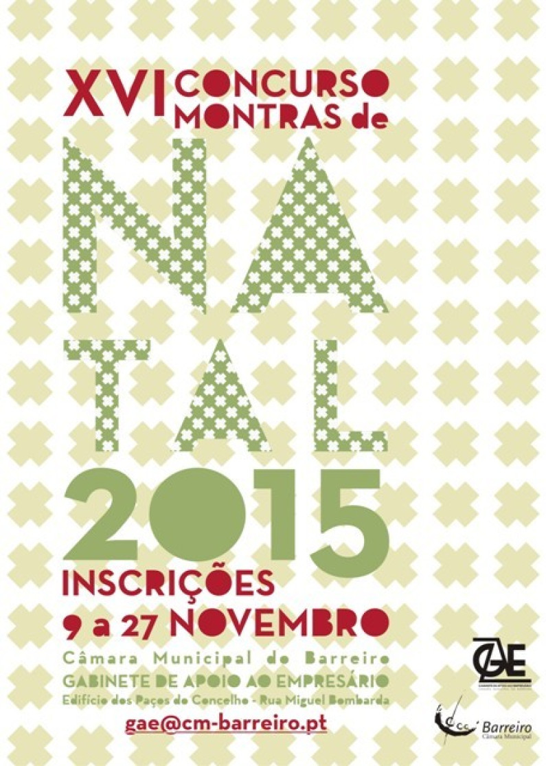 XIV CONCURSO MONTRAS DE NATAL BARREIRO 2015 XIV CONCURSO MONTRAS DE NATAL BARREIRO 2015