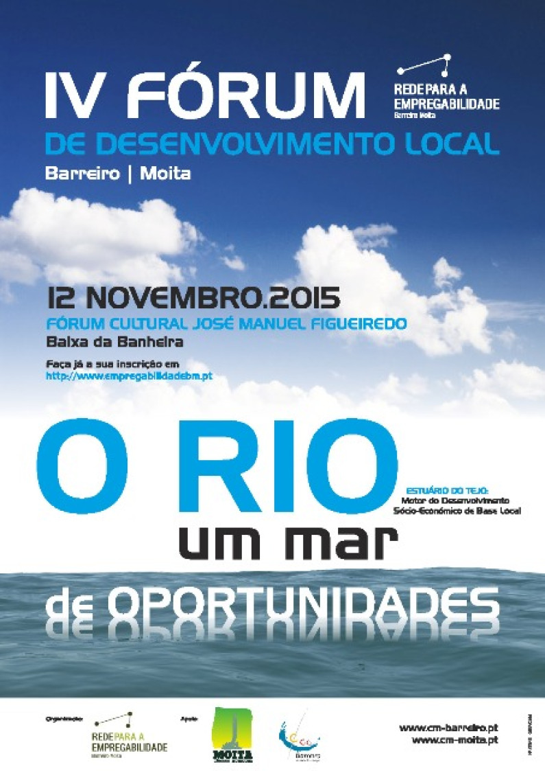 Fórum de Desenvolvimento Local, dia 12 de novembro no Auditório José Manuel Figueiredo, Baixa da Banheira Fórum de Desenvolvimento Local, dia 12 de novembro no Auditório José Manuel Figueiredo, Baixa da Banheira