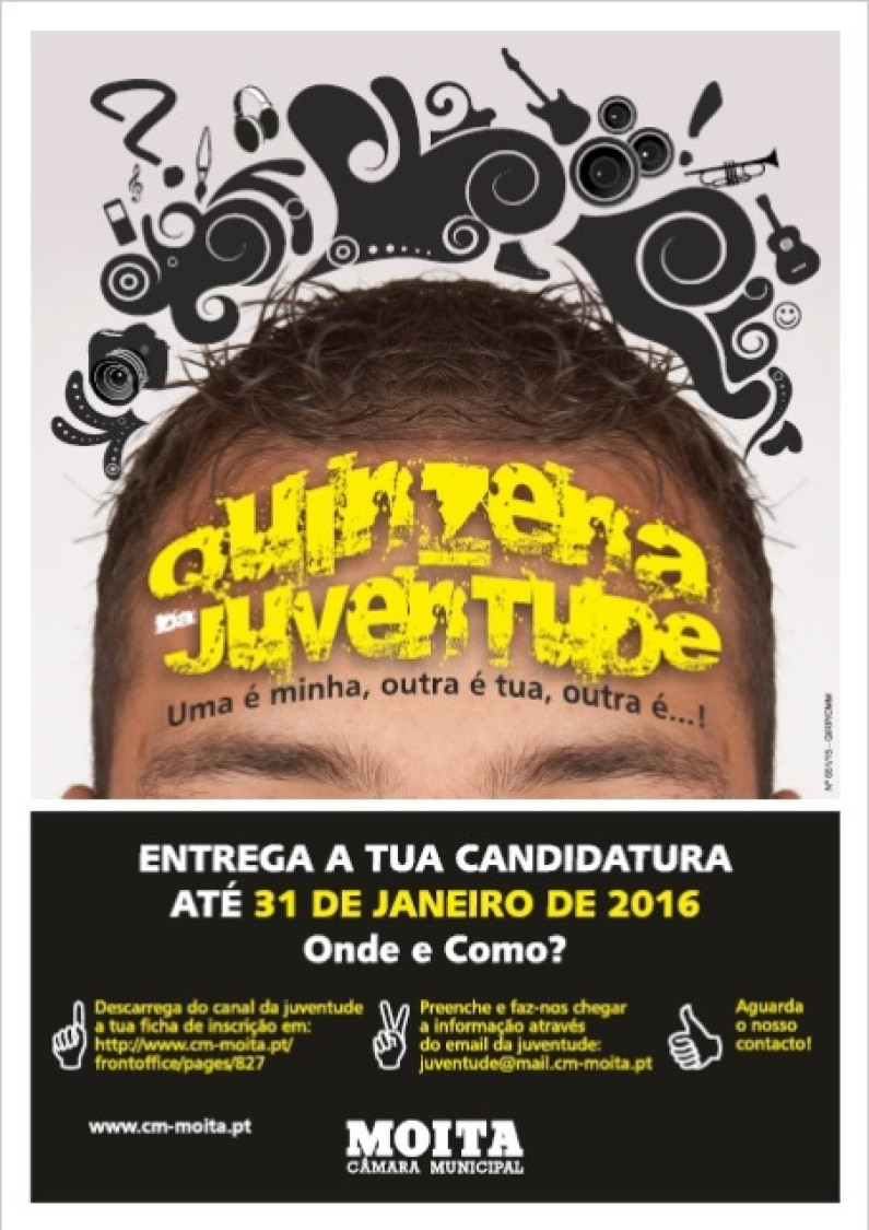 Moita: Quinzena da Juventude/2016: Abertura de candidaturas para apresentação de projetos Moita: Quinzena da Juventude/2016: Abertura de candidaturas para apresentação de projetos