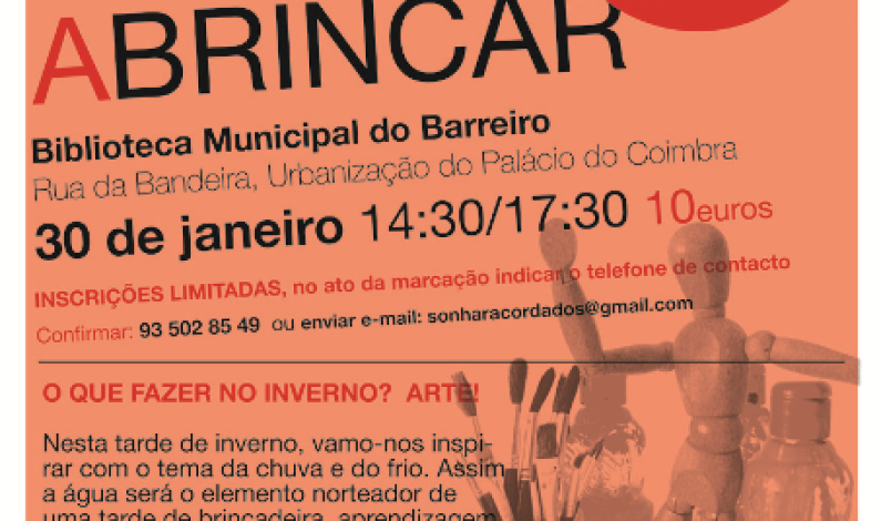 Sonhar Acordados Inscrições abertas para workshops Sonhar Acordados Inscrições abertas para workshops