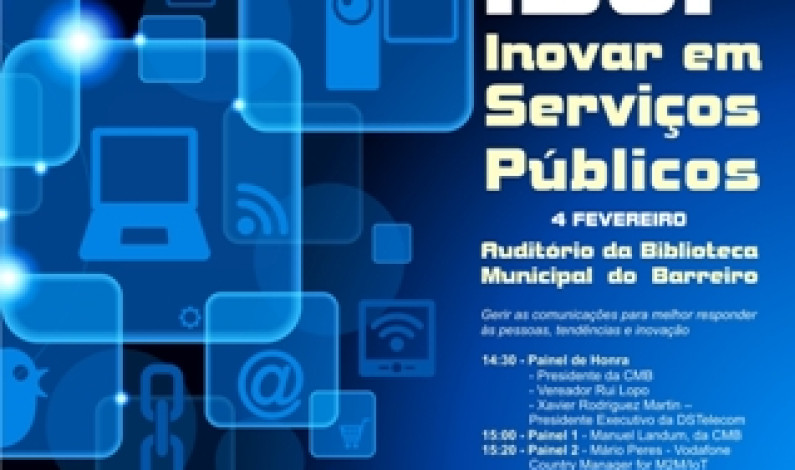 Ciclo de Conferências mensais “ISoP – Inovar em Serviços Públicos” Ciclo de Conferências mensais “ISoP – Inovar em Serviços Públicos”
