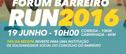 Atletismo: Forum Barreiro Run 2016 | 10h00 Atletismo: Forum Barreiro Run 2016 | 10h00