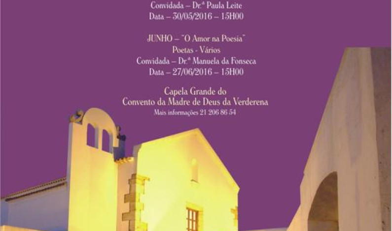 “Tertúlias Poéticas”, no Convento Madre de Deus da Verderena “Tertúlias Poéticas”, no Convento Madre de Deus da Verderena